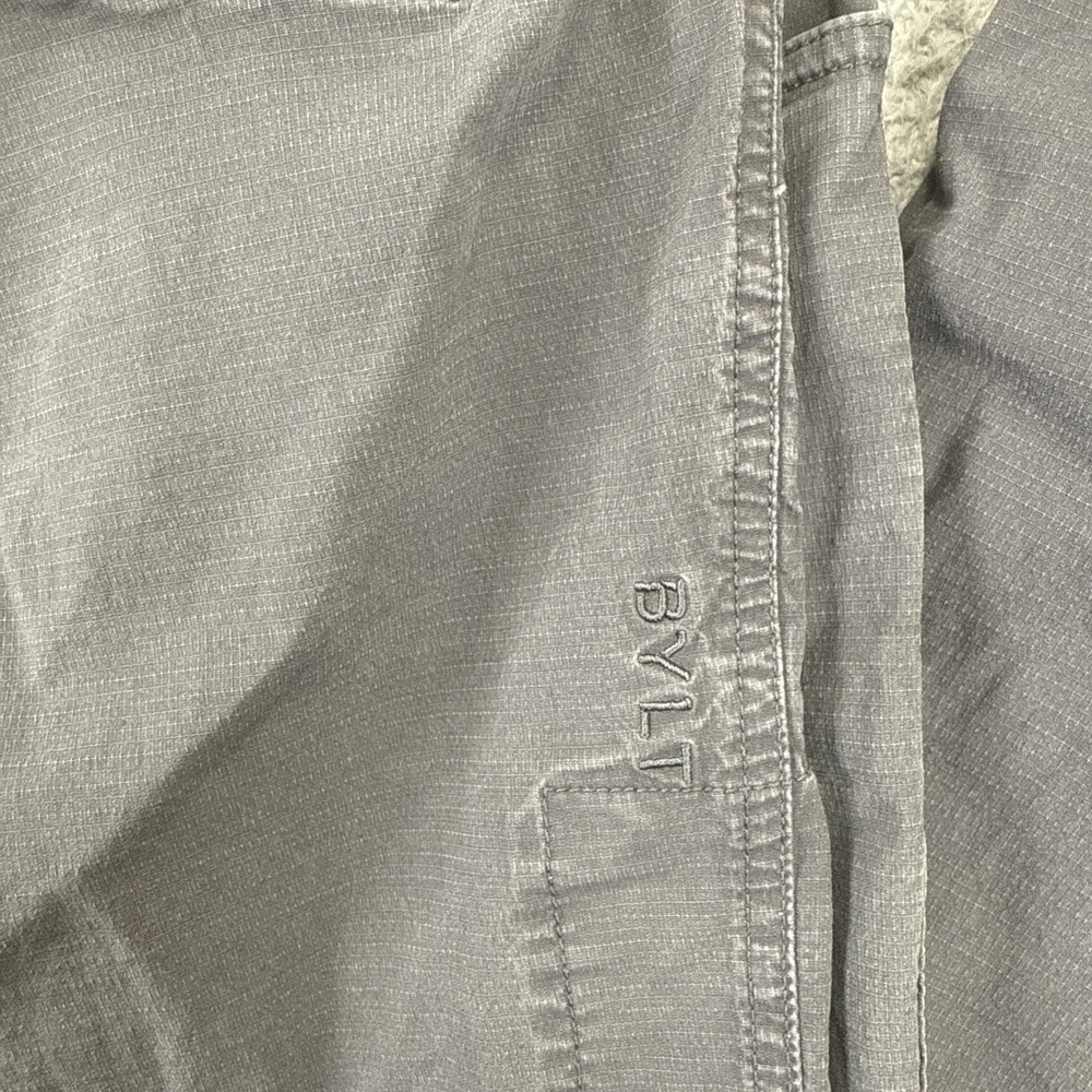BYLT Weekender Pants Men Large‎ (34x32) Gray Drawstring Stretch Elastic Waist - Picture 2 of 11